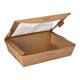 100% Fair saladebak 1000ml karton 180x130x45mm 4x40st