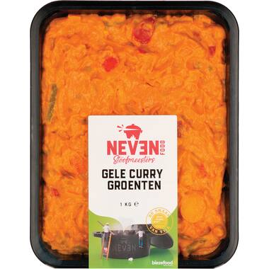 Neven Food gele curry groenten bak