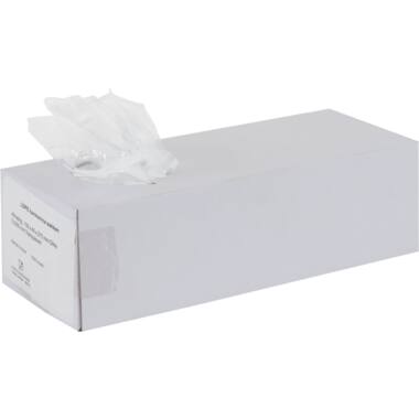 Harmonicazakken LDPE transparant 200+2x40x500mm 20µ 1000st