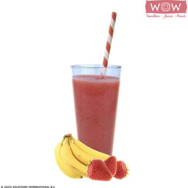 WOW fruitsmoothie aardbei-banaan 33x150g