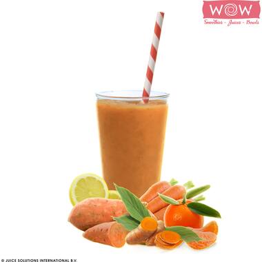 WOW groentesmoothie kurkuma-bataat-wortel-citroen 33x150g