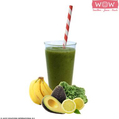 WOW groentesmoothie avocado-banaan-boerenkool-citrn 33x150g