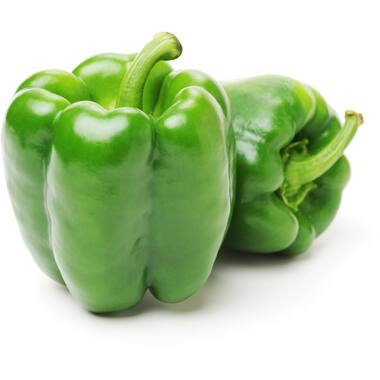 Smink paprika's groen 1kg