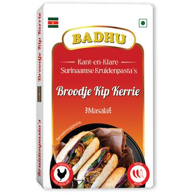Badhu kruidenpasta broodje kip kerrie masala pikant 12x100g