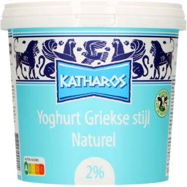 Katharos yoghurt Griekse stijl 2% 6x1kg