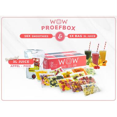 WOW smoothies proefbox 16st