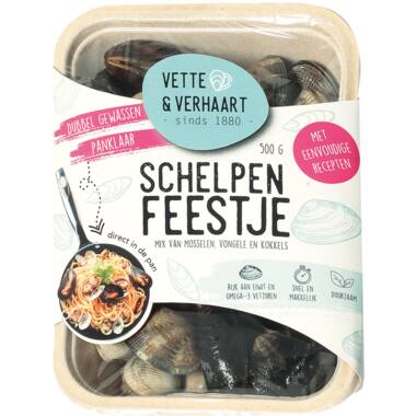 Vette & Verhaart schelpenfeestje 4x500g