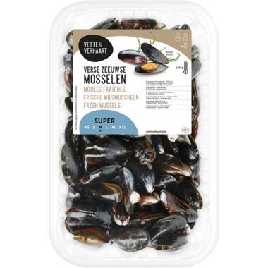 Vette & Verhaart verse Zeeuwse mosselen super 6x2kg