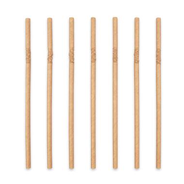 Kraft buigrietjes papier Ø6mmx24cm bruin 20x200st