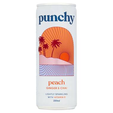 Punchy Peach, ginger & chai 12x250ml