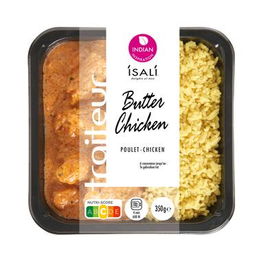 Isali butter chicken met rijst 4x350g