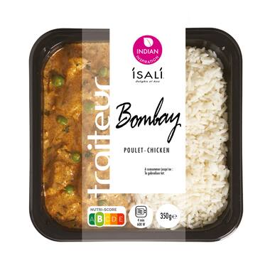 Isali kip Bombay met rijst 4x350g