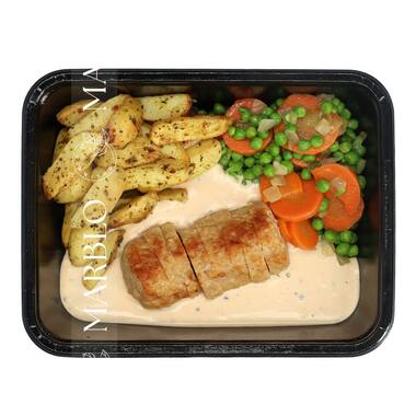 Marblo kippenbroodje erwten wortels 500g