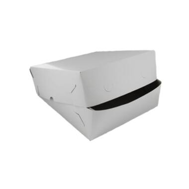 Premium Quality zwanenhalsdozen 34x34x8cm wit 25st
