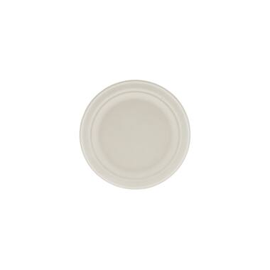 Premium Quality borden rond wit suikerriet Ø17cm 20x50st