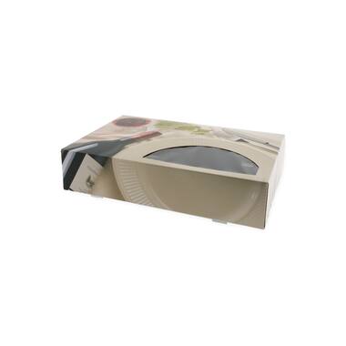 Premium Quality cateringdozen Bordeaux 35,7x24,7x8cm 10x10st