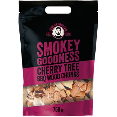 Smokey Goodness barbecuehoutbrokjes kers 6x750g