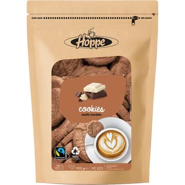 Hoppe koekjes dubbele-chocolade Fairtrade 4x125st