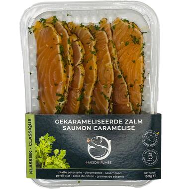 Maison Fumée zalm gerookt gekarameliseerd 5x150g