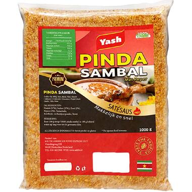 Yash pindasambal rood met peper 6x1kg