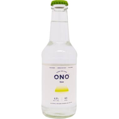 ONO hardSeltzer limoen fles 12x250ml