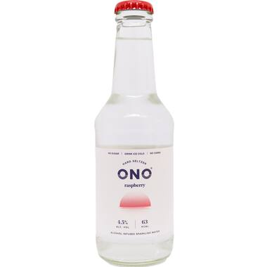 ONO hardSeltzer framboos fles 12x250ml