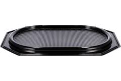 Premium Quality cateringschalen ovaal 55x36x4,5cm 10x10st