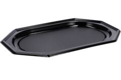 Premium Quality cateringschalen ovaal 45x30x2,5cm 10x10st