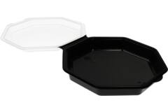 Plastic Bak Octaview zwart nr 0864 -230x50mm 1000cc