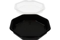 Plastic Bak Octaview zwart nr 0865 -190x60mm 640cc