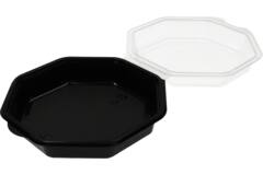 Plastic Bak Octaview zwart nr 0865 -190x60mm 640cc