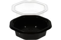 Plastic Bak Octaview zwart nr 0866 -118x60mm 200cc