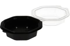 Plastic Bak Octaview zwart nr 0866 -118x60mm 200cc