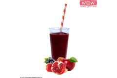 WOW fruitsmoothie aardbei-appel-granaatappel-zw. bes 33x150g