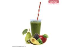 WOW groentesmoothie avocado-munt-peer-kiwi-appel 33x150g