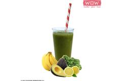 WOW groentesmoothie avocado-kokos-banaan-cacao 33x150g