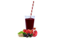 WOW eiwitsmoothie aardbei-bosbes-hennepzaad-granaat 35x140g