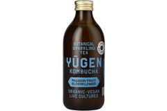 Yugen kombucha passievrucht-vlierbloesem 24x325ml