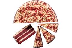 Cut the Cake taart rebellious red velvet 4x14st