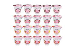 Bauer roomyoghurt houdbaar vruchten assorti met 4 smaken 20x150g