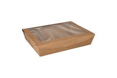 100% Fair saladebak 1500ml karton 210x160x45mm 3x40st
