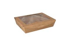 100% Fair saladebak 1000ml karton 180x130x45mm 4x40st
