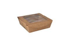 100% Fair saladebak 650ml karton 120x120x45mm 3x40st