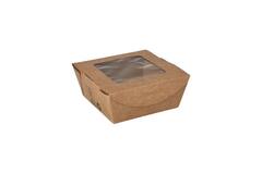 100% Fair saladebak 350ml karton 90x90x45mm 12x40st