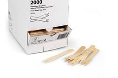Premium Quality fritesvorkjes hout 8,5cm 6x2000st