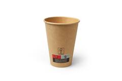 Kraft sausbakjes/koffiebekers 180ml karton Ø7x9,2cm 20x50st