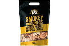 Smokey Goodness barbecuehoutbrokjes whiskeyvat 6x500g