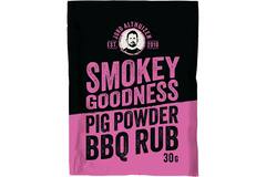 Smokey Goodness barbecuerub Pig Powder 16x30g