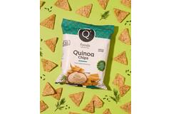 Qfoods quinoa chips fijne kruiden 14x100g